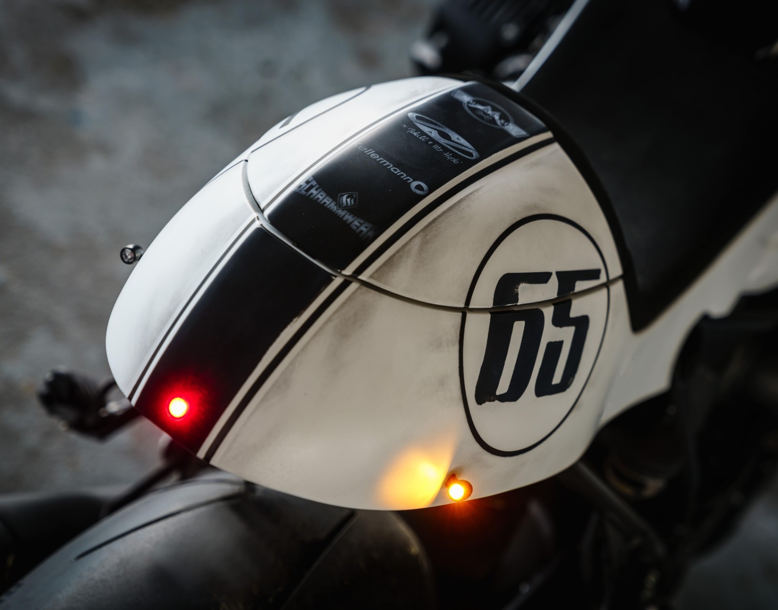 Frecce fanalino 3 in 1 stile Kellermann Atto per Harley Davidson Sportster Dyna 883 XL